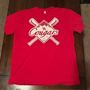 UofH Cougars Baseball Graphic T-Shirt XL